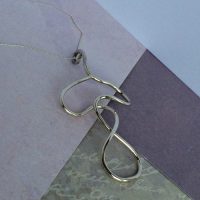 Chunky Wire Knot Pendant - Image 3