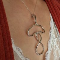 Chunky Wire Knot Pendant - Image 5