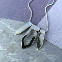 Multi Drop Pendant on Snake Chain