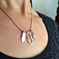 Multi Drop Pendant on Snake Chain - Image 5