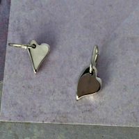 Heart Link Silver Bracelet (Longer length 21.5cm) - Image 6