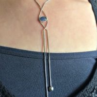Triplet Opal Snake Chain Necklace - Image 4
