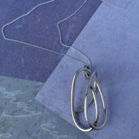 Chunky Loop Wire Knot Pendant