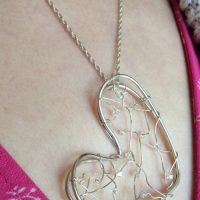 Swarovski Crystal Heart Lattice Pendant - Image 4